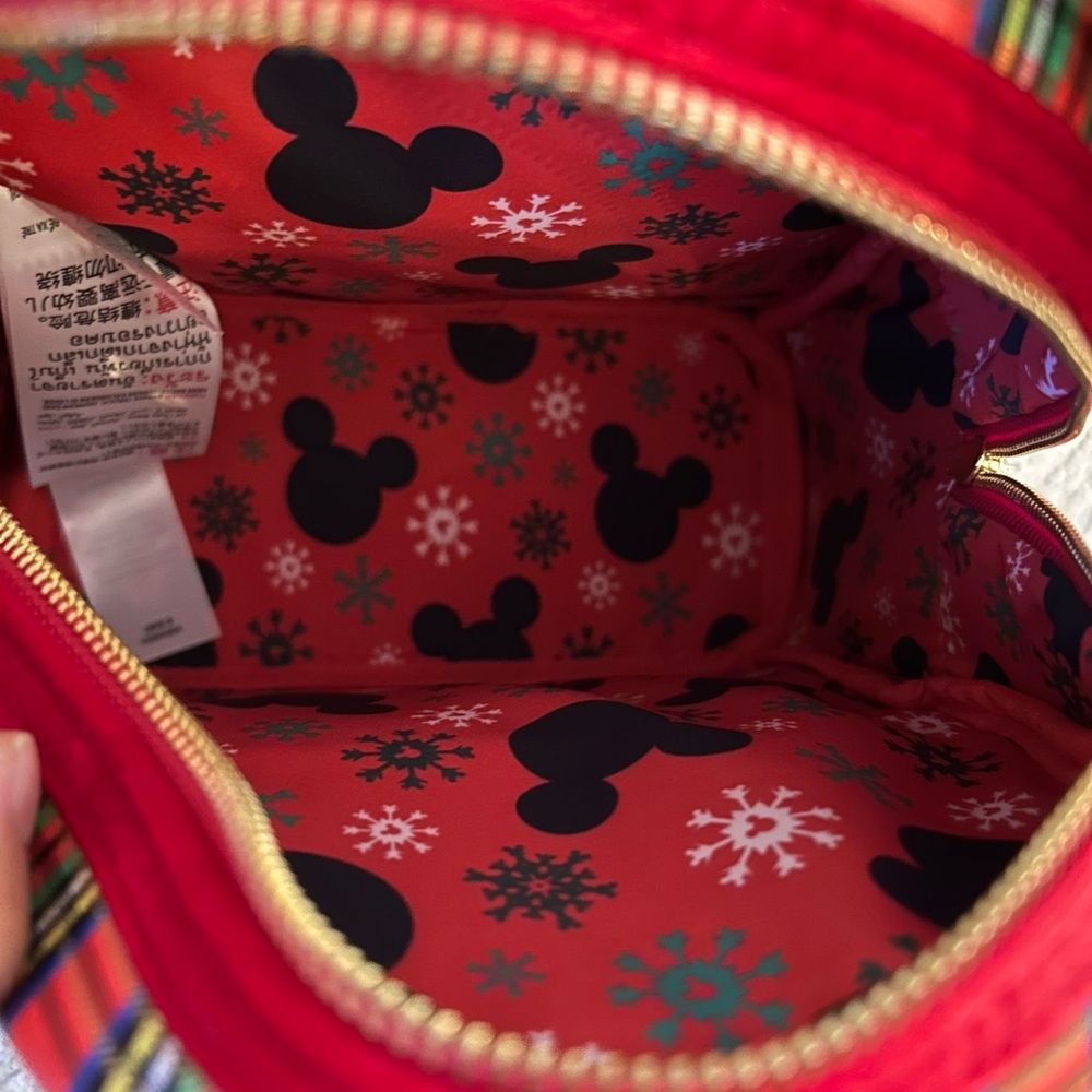 Disney Plaid Kids Backpack with Ears - Picture 5 of 9